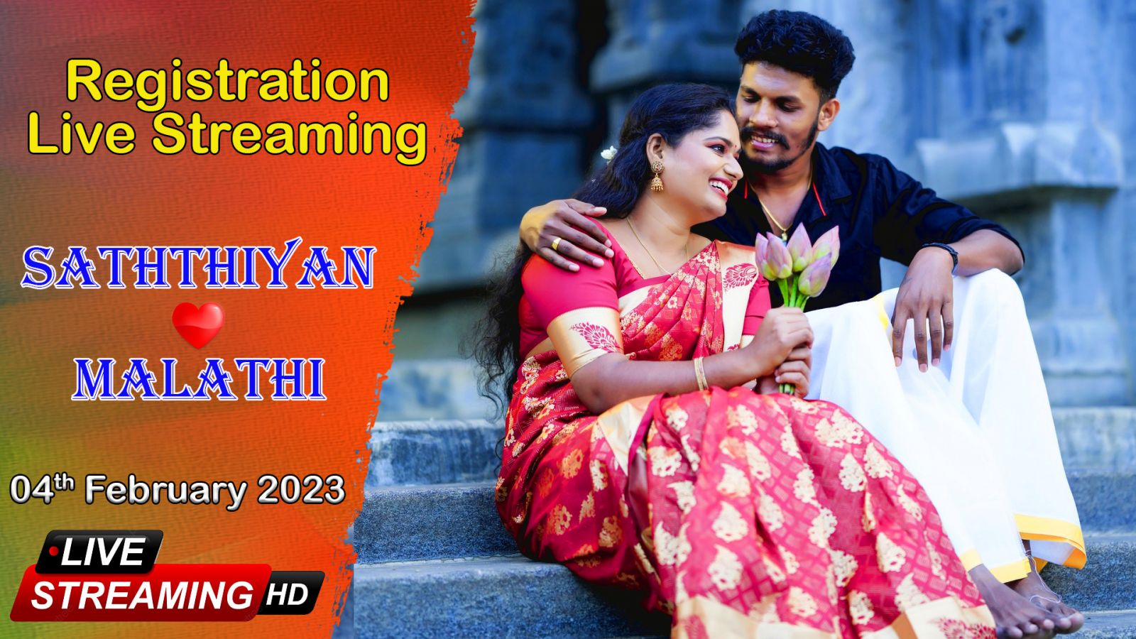 live Album Saththiyan + Malathi Wedding Live Streaming 04.02.2023